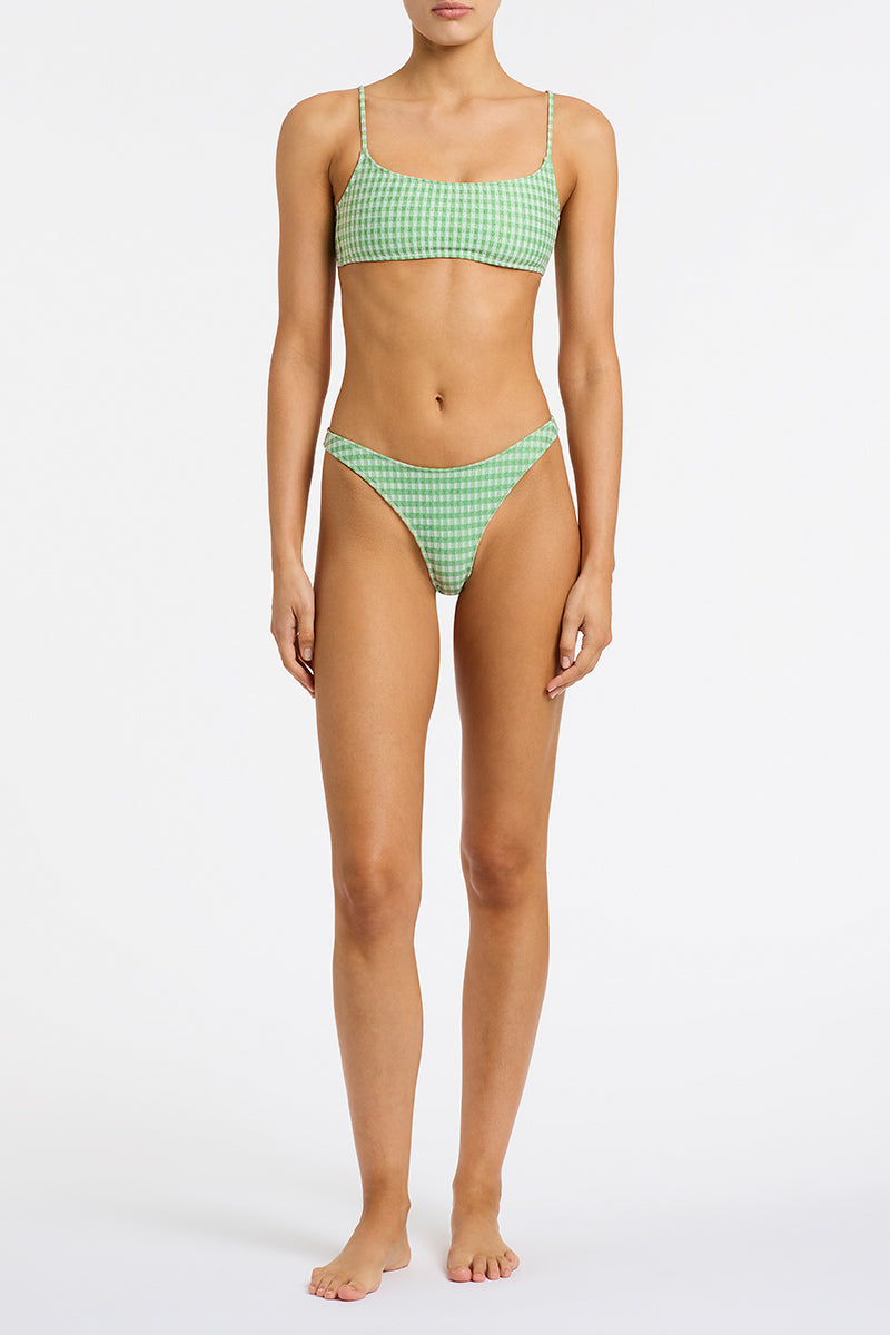 Triangl MICA set in the color Marina Sparkle- SMALL top and MEDIUM bottom