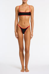 MIMA BOSSA Neoprene Crop Bikini Set
