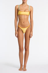 MIMA CANARY CRUSH Neoprene Crop Bikini Set