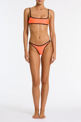 MIMA SHERBET POP Neoprene Crop Bikini Set