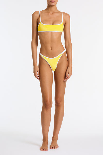 MIMA TUSCAN SPLASH Velvet Crop Bikini Set