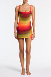 MINNI - HORIZON Stripe Mini Dress