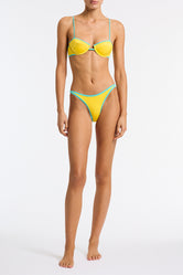 NELA - XUMA Yellow Balconette Bikini Set