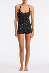 NURIA PENY Black Playsuit