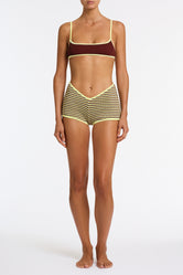 RICHI BUTTER CROCHET STRIPE Short