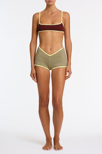RICHI BUTTER CROCHET STRIPE Short