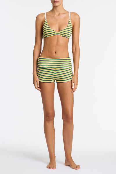 ELLI LEMONADE Crochet Stripe Short