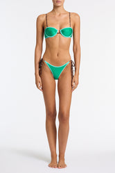 MALA JADED GREEN Neoprene Balconette Bikini Set