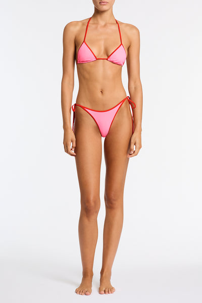 VINCA DORE Pink Triangle Bikini Set