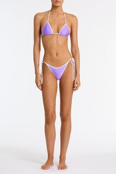 VINCA GRAPE Neoprene Triangle Bikini Set
