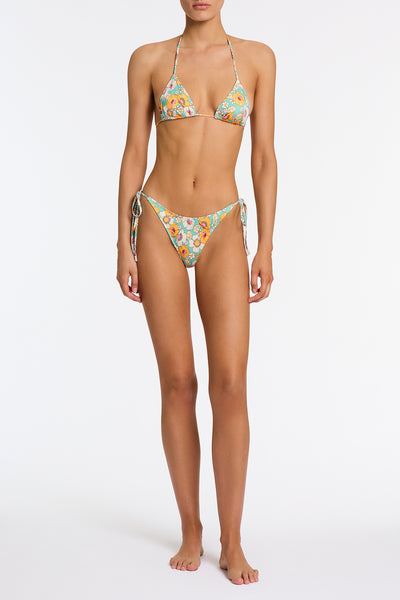 VINCA MAIE Floral Triangle Bikini Set