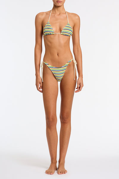 VINCA - POPI Terry Towelling Triangle Bikini Set