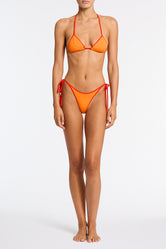 VINCA PRIKA - Orange Triangle Bikini Set