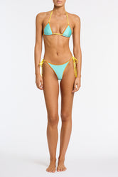 VINCA ROQUE Neoprene Triangle Bikini Set