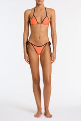 VINCA SHERBET POP Neoprene Triangle Bikini Set
