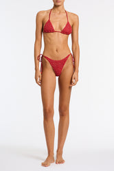Vinca Tage Triangl Purple Sparkle Bikini