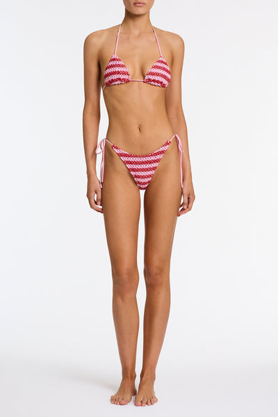 VINCA TANNA Crochet Triangle Bikini Set