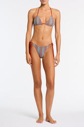 VINCA TORI Crochet Triangle Bikini Set 