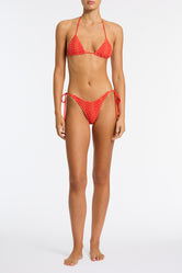 Vinca Arad Triangl Red Crochet Bikini