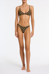 MAIA PERL Geometric Crop Bikini Set