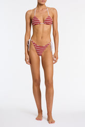 VINCA SERT Terry Towelling Triangle Bikini Set