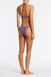 Cora Monty Triangl Purple Sparkle Crochet Bikini