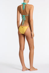 DARA CANARY CRUSH Neoprene Triangle Bikini Set