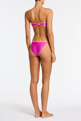 ESTE PIGI Neoprene Scoop Crop Bikini Set