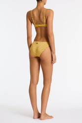 MAIA BUTTERSCOTCH DOT Scoop Bikini Set