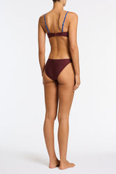 MAIA FARO Neoprene Crop Bikini Set