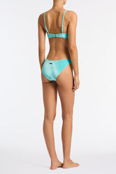 MAIA HIRST Blue Velvet Scoop Bikini Set