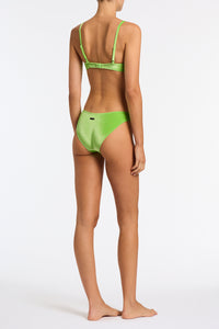 MAIA - VYNE Green Velvet Scoop Bikini Set