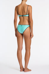 MICA ELECTRIC Neoprene Scoop Bikini Set