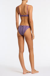 Mica Monty Triangl Purple Crochet Bikini