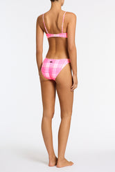 MICA PETALI Pink Scoop Bikini Set