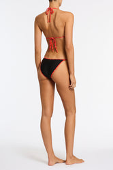 VINCA BOSSA Neoprene Triangle Bikini Set