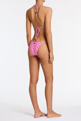 VINCA CASSI Pink Heart Triangle Bikini Set