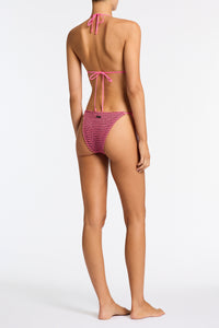 VINCA - KEYS Sparkle Crochet Triangle Bikini Set