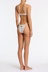 PALMA LUSAIL White Terry Towelling Balconette Bikini Set
