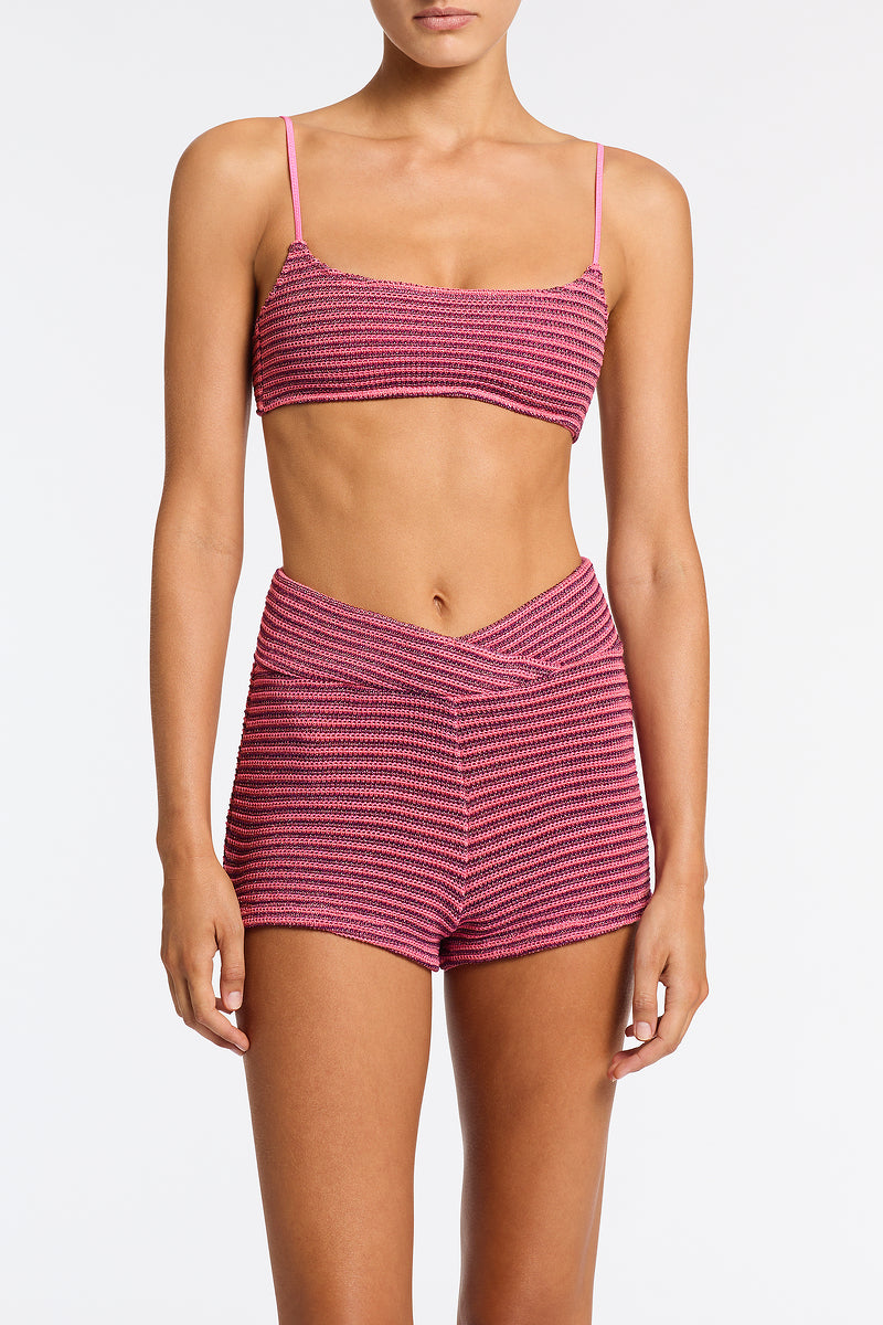 BOBBI KEYS Sparkle Crochet Shorts – Triangl