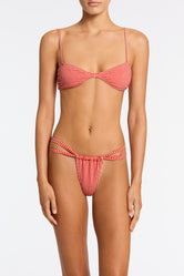 LOTTI PRON Red Gingham Bikini Set  