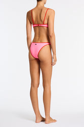 MAIA DORE Pink Scoop Bikini Set