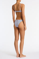 MICA MULBERRY Purple Crop Bikini Set