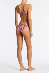 MICA - TIRAMISU Floral Crop Bikini Set