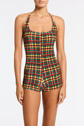 NURIA - NEMONE Velvet Playsuit