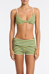 ELLI LEMONADE Crochet Stripe Short