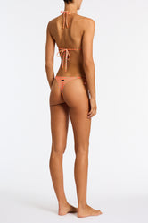 VINCA GARA Textured Triangle Bikini Set