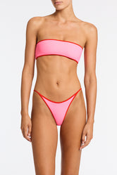 FAYE DORE Pink Bandeau Bikini Set 