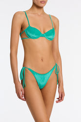 JARA EVOR Velvet Balconette Bikini Set