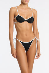 JARA - JETT Black Balconette Bikini